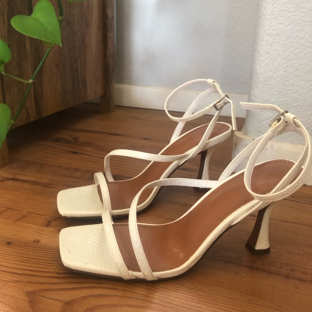 ASOS white heels